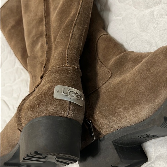 Brown Suede UGG Boots - Picture 2 of 4
